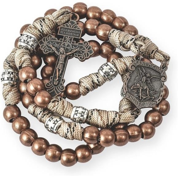 Nazareth Store Rosario De Bronce Antiguo De Una Década